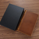 Cigar Humidor Box - Leather & Cedar Book Design