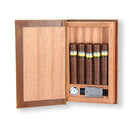 Cigar Humidor Box - Leather & Cedar Book Design