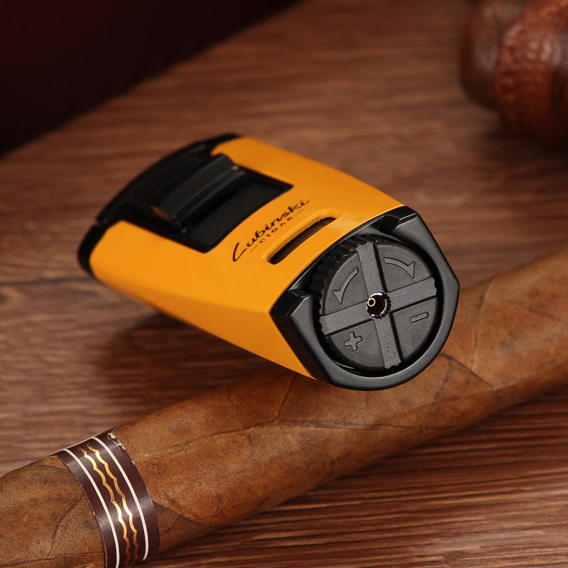 Butane Cigar Torch Lighter - Durable Metal Design