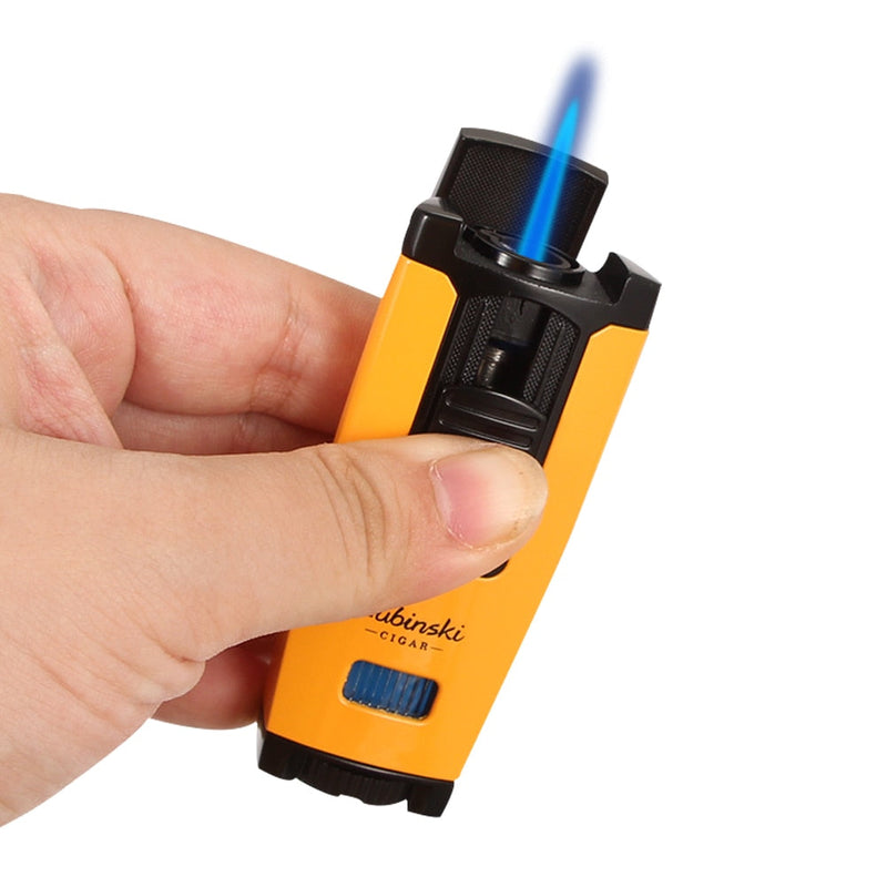 Butane Cigar Torch Lighter - Durable Metal Design