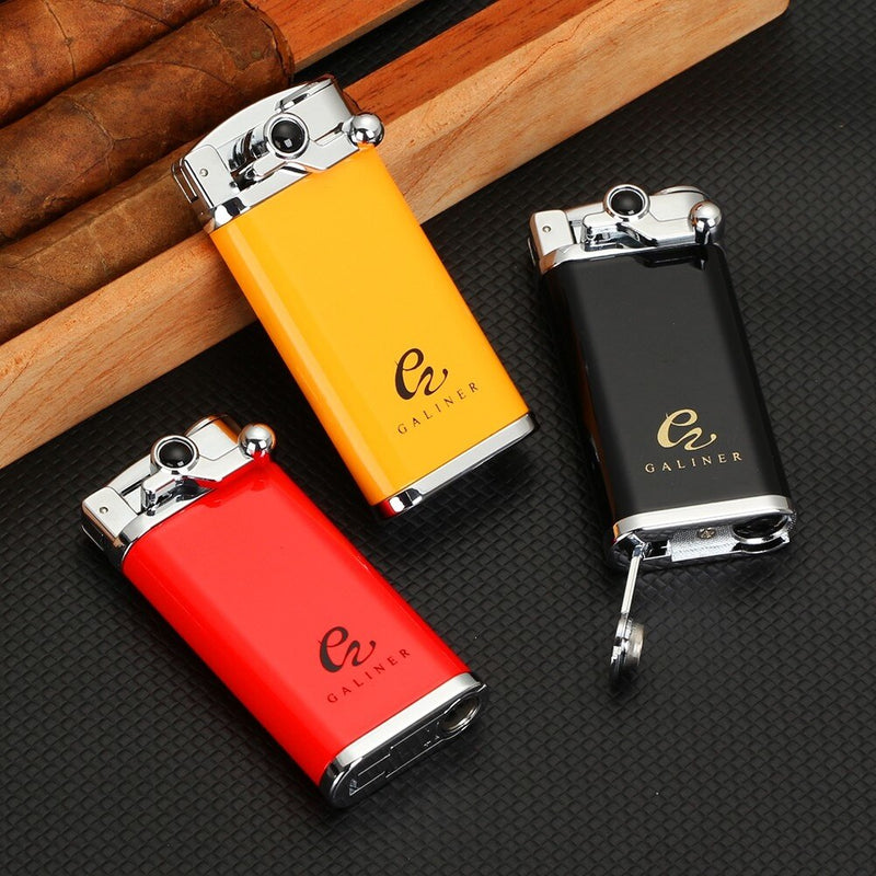 Cigar Torch Lighter with Integrated Cutter