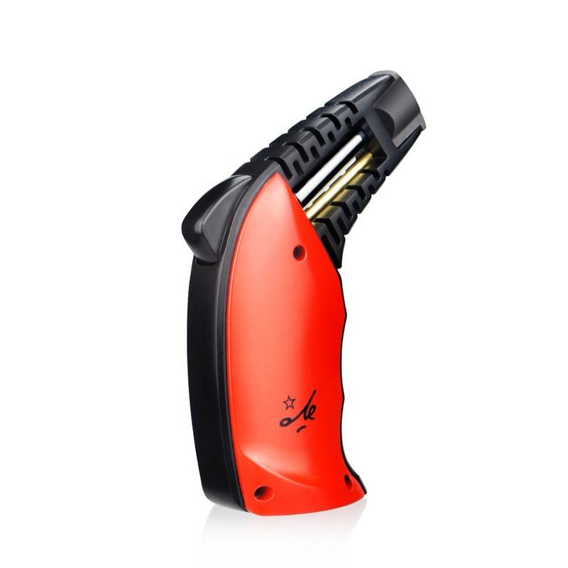 Luxury Cigar Torch Lighter - Black/Red