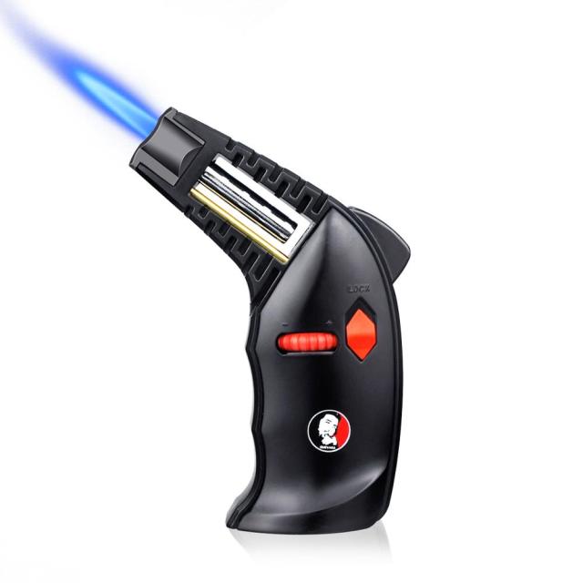 Luxury Cigar Torch Lighter - Black/Red