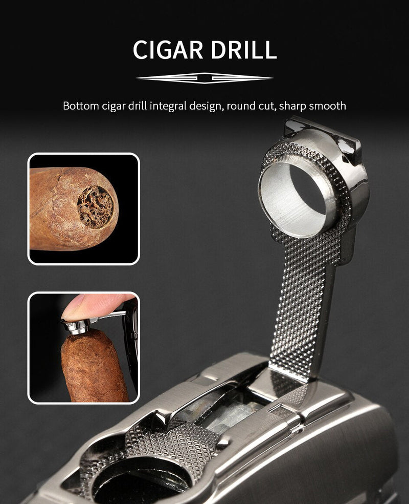 Cigar Torch Lighter - Windproof Durable Design