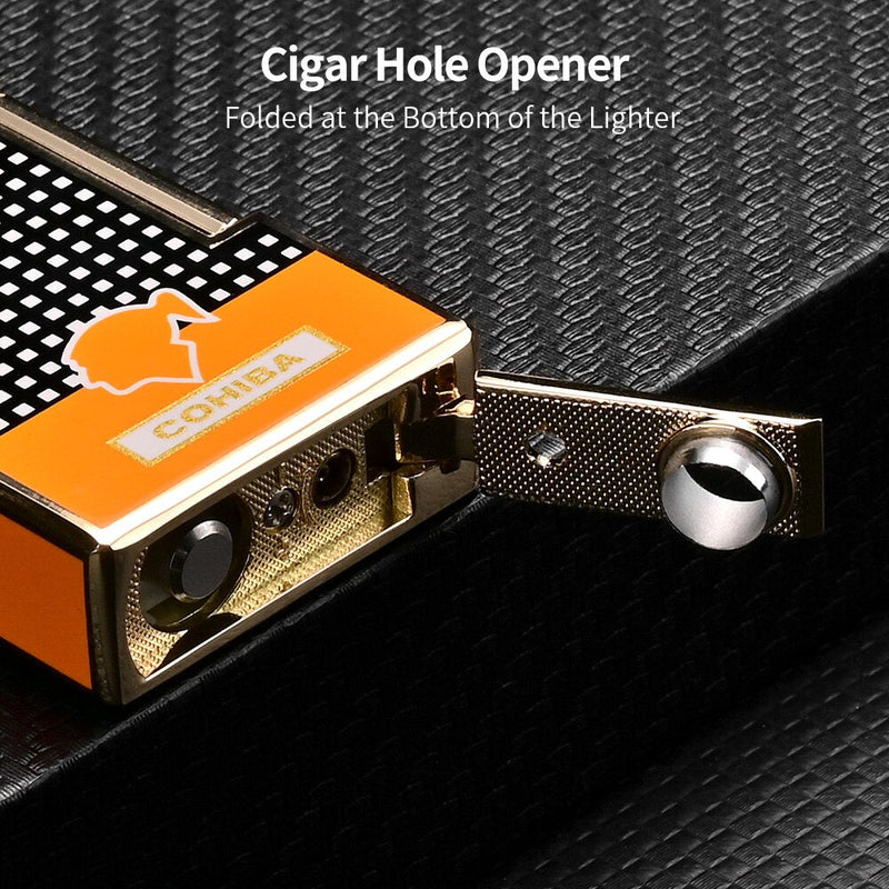 Windproof Cigar Torch Lighter for Enthusiasts