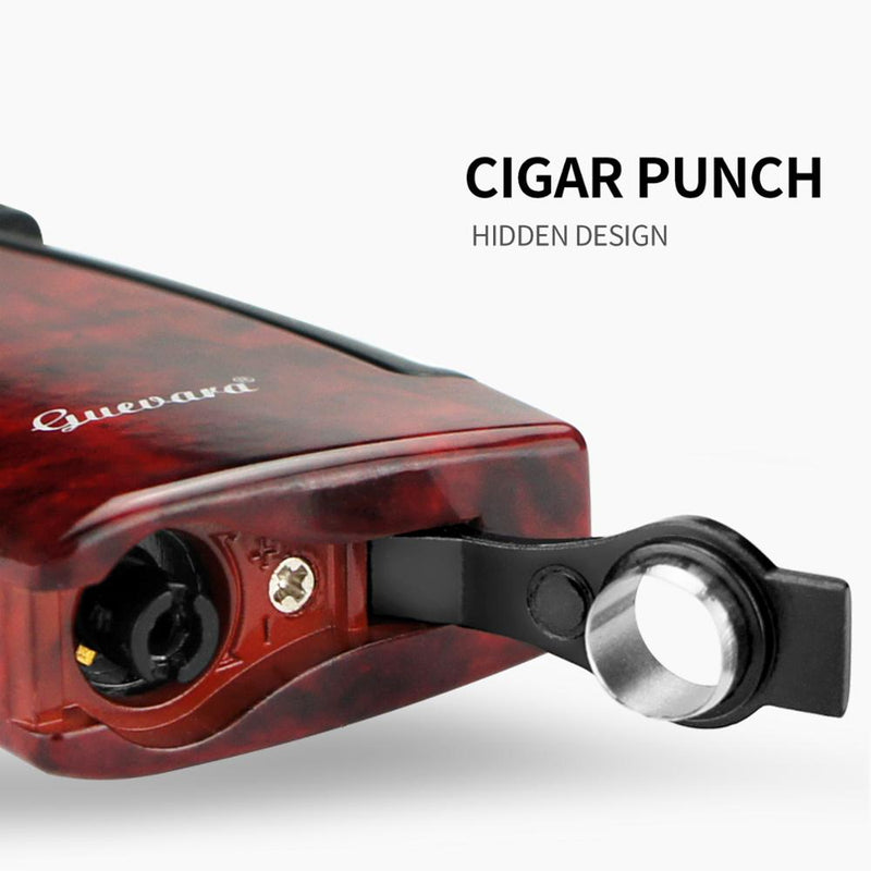 Cigar Torch Lighter with Dual Jet Flames