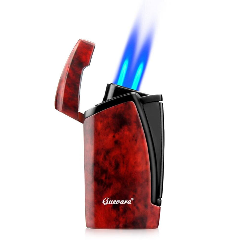 Cigar Torch Lighter with Dual Jet Flames