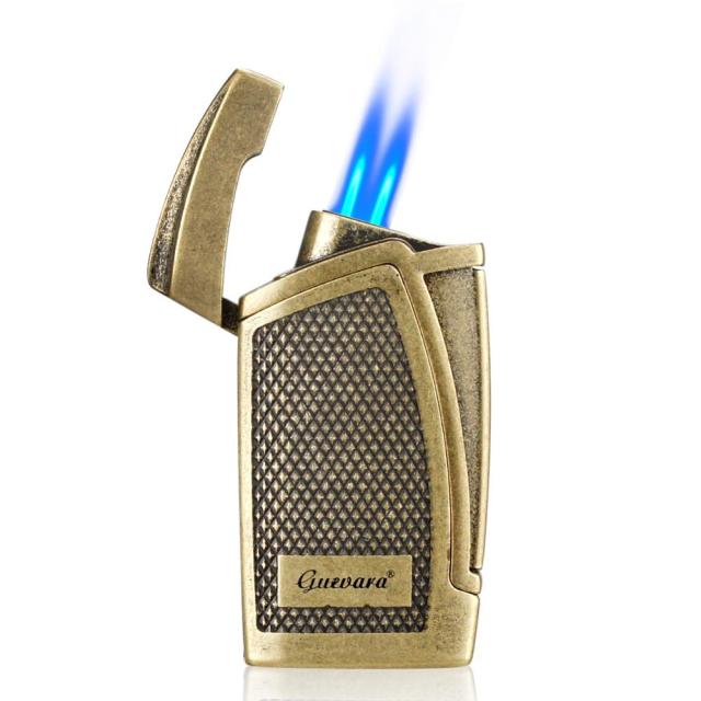 Cigar Torch Lighter with Dual Jet Flames