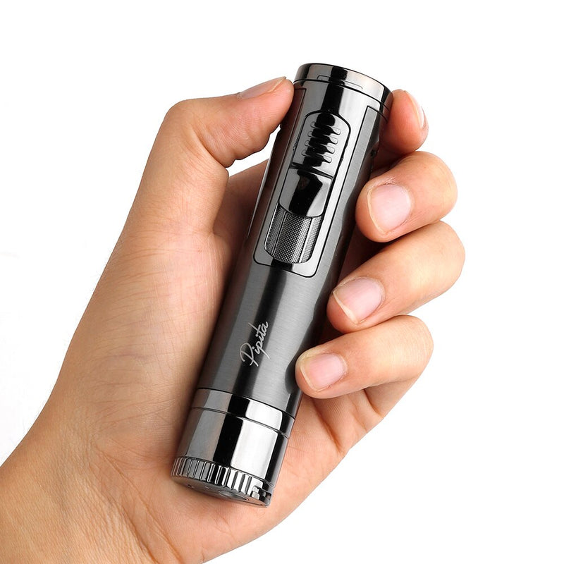 Elegant Multifunction Cigar Lighter with Cutter