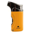 Cigar Torch Lighter with Double Punch Cutter