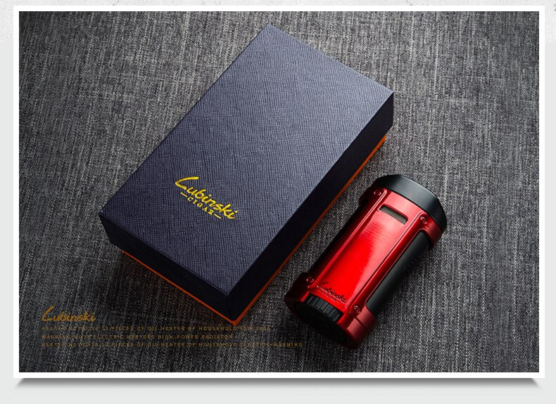 Cigar Torch Lighter - Windproof, Refillable, Elegant