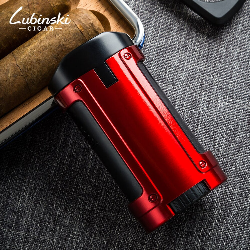 Cigar Torch Lighter - Windproof, Refillable, Elegant