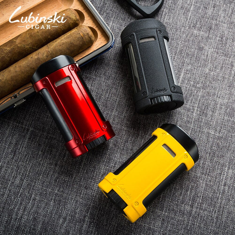 Cigar Torch Lighter - Windproof, Refillable, Elegant