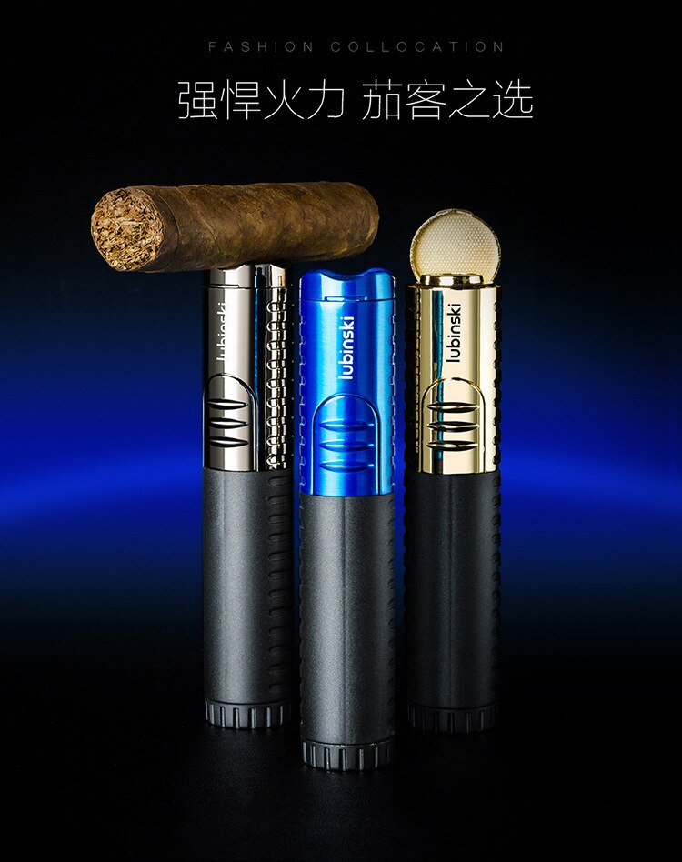 Luxury Butane Cigar Torch Lighter for Precision