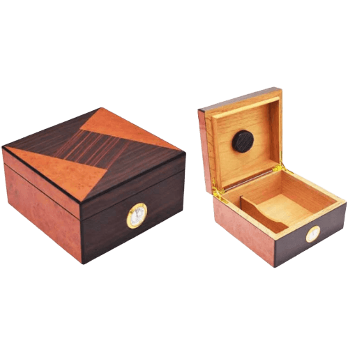 Modern Cedar Wood Cigar Humidor with Humidifier