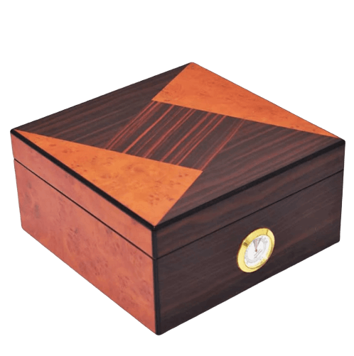 Modern Cedar Wood Cigar Humidor with Humidifier