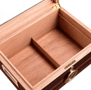 Vintage Cedar Cigar Humidor with Advanced Humidity Control