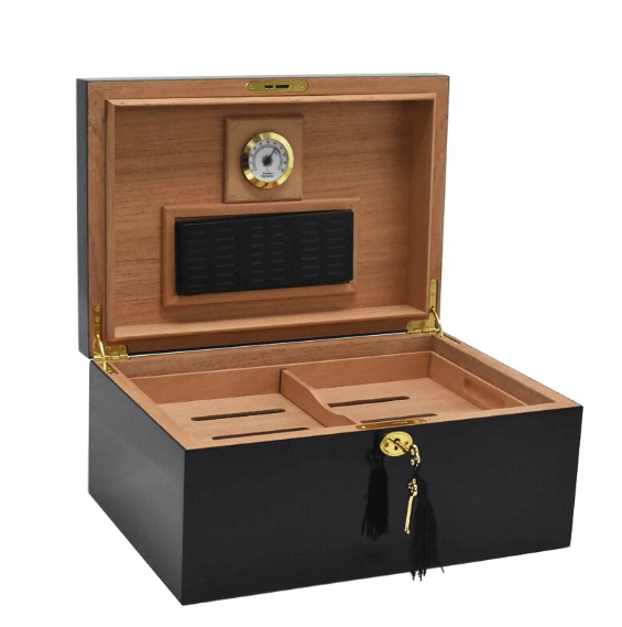 Luxury Cedar Cigar Humidor Cabinet with Humidifier