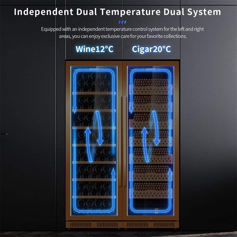 Electric Cigar Humidor Cabinet for 2000 Cigars