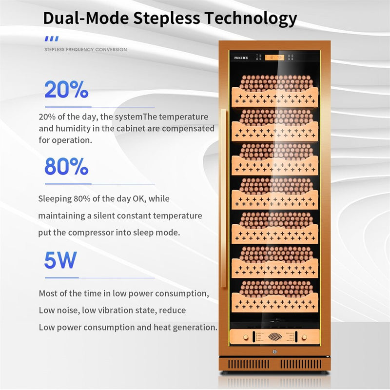 Electric Cigar Humidor Cabinet for 2000 Cigars