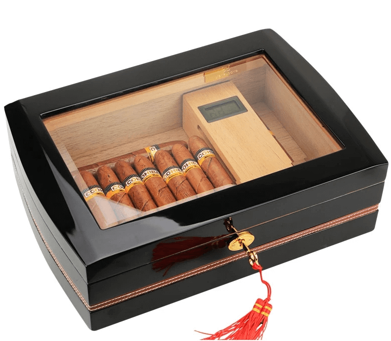 Luxury Electric Cigar Humidor Cabinet with Precision