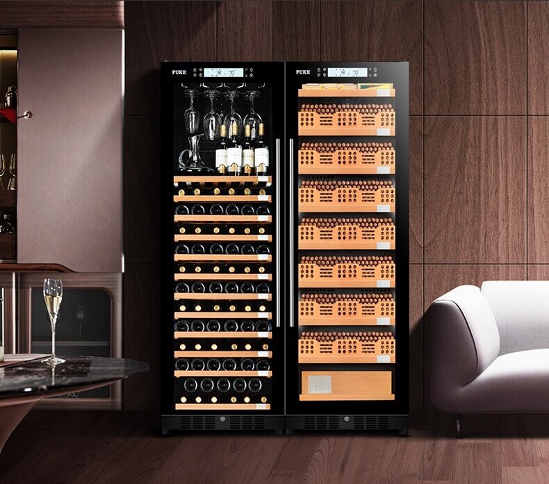 Electric Cigar Humidor Cabinet for Wine and Cigars

Nom stylé unique pour le produit : LuxPreserve Humidor Cabinet