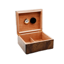 Elegant Cedar Wood Cigar Humidor with Humidifier
