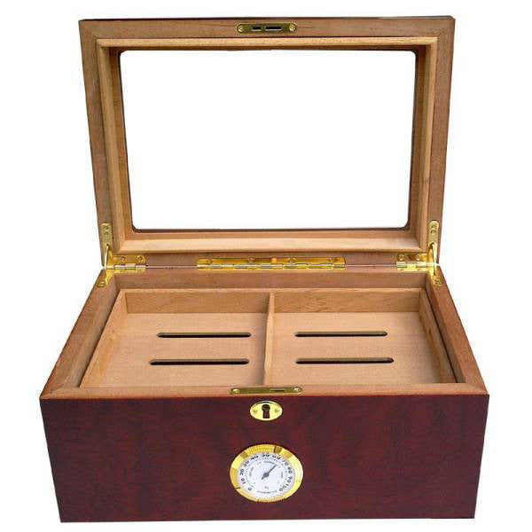 Large Electric Cigar Humidor with Humidifier