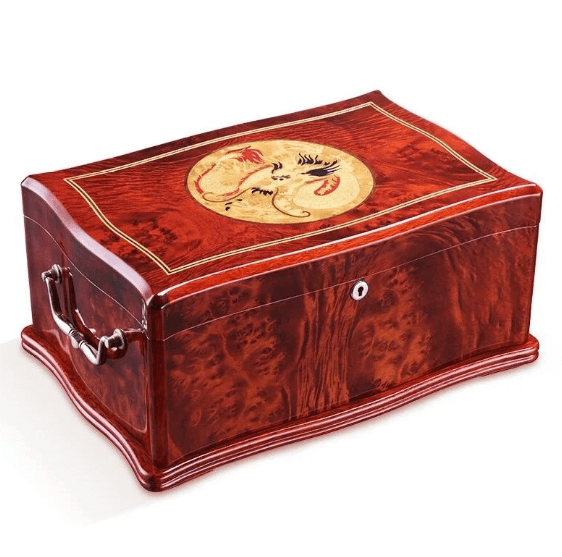 Chinese Style Luxury Cigar Humidor - 180 Capacity