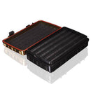 Elegant Black & Gold Cigar Humidor Box for 10 Cigars