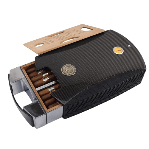 Portable Travel Cigar Humidor with Humidifier