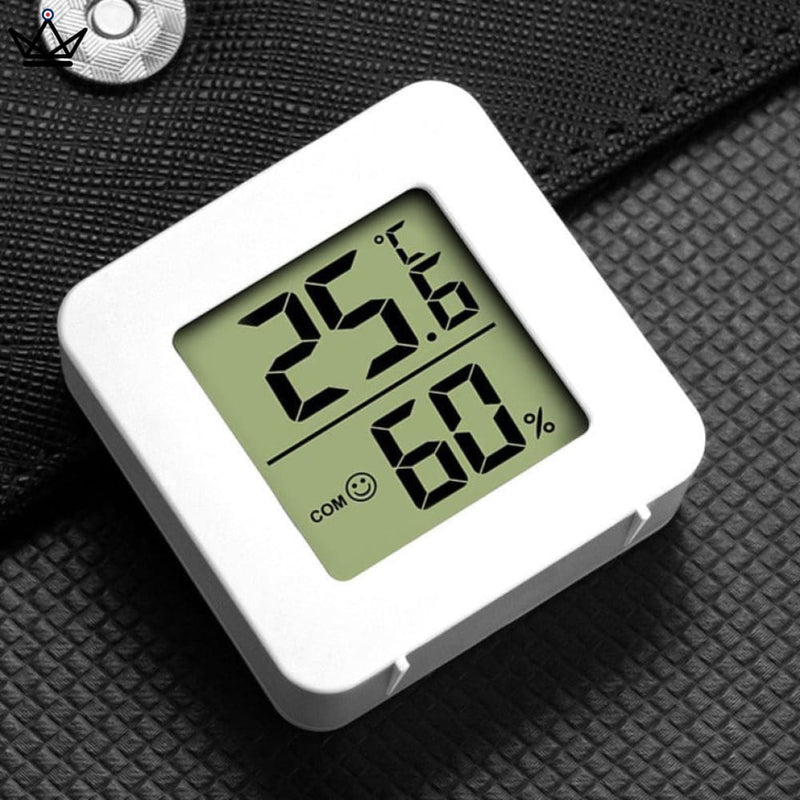 Transparent Humidor Box with Electronic Hygrometer