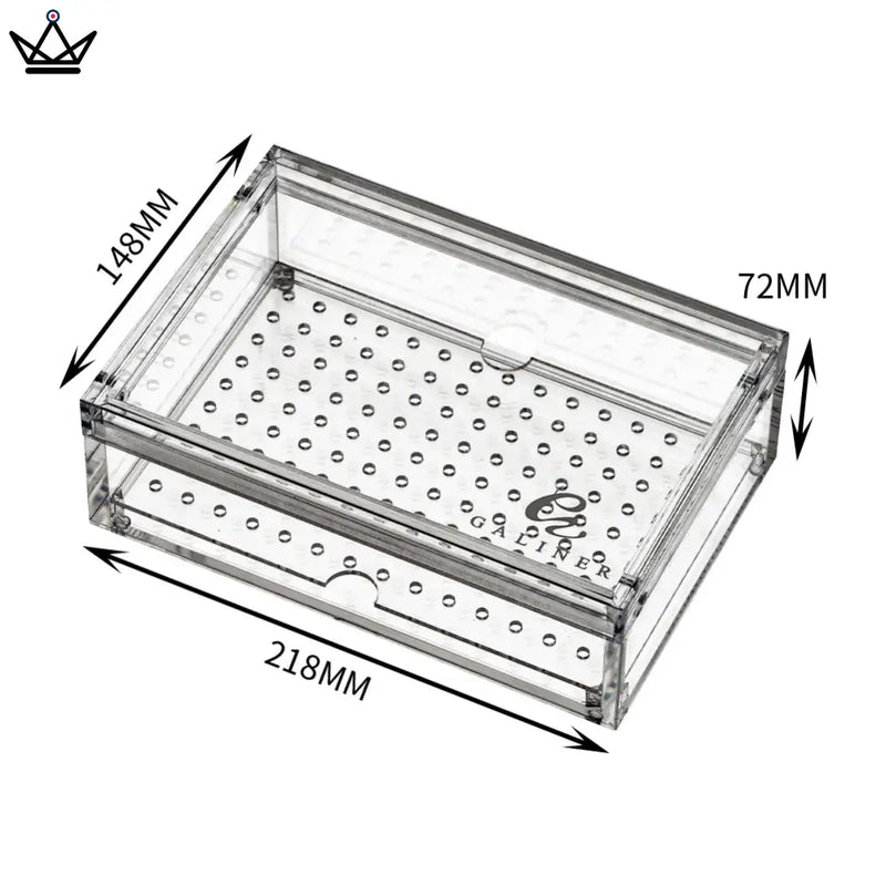 Elegant Acrylic Cigar Humidor Box for Optimal Freshness