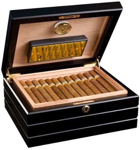 Luxury Cedar Cigar Humidor Box - Perfect Preservation