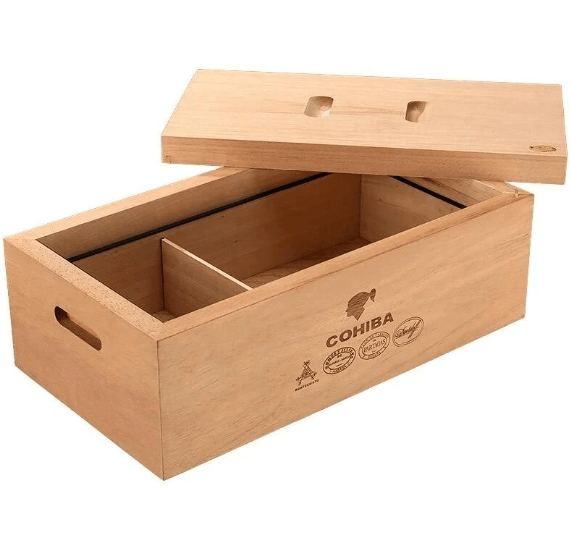 Large Cedar Wood Cigar Humidor Box - 165 Count