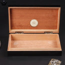 Wooden Cigar Humidor Box with Built-in Hygrometer