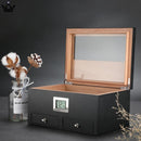 Elegant Cedar Cigar Humidor with Digital Hygrometer