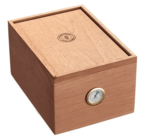 Cedar Cigar Humidor Box with Built-in Hygrometer