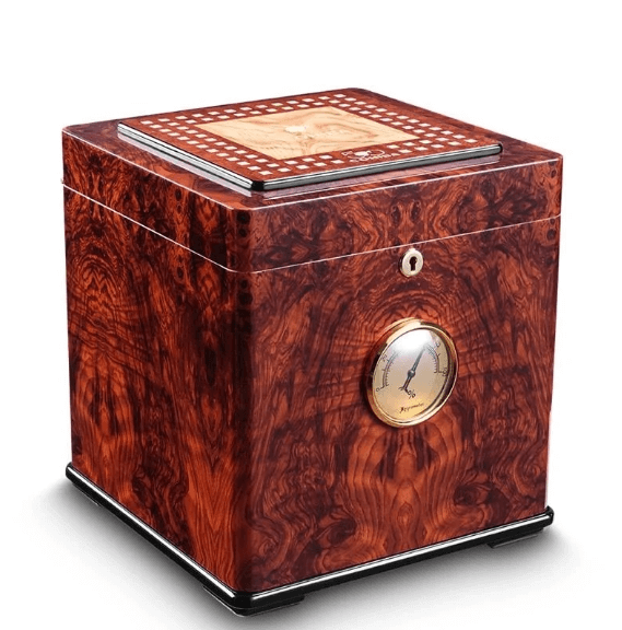 Luxury Cedar Cigar Humidor with Advanced Humidifier