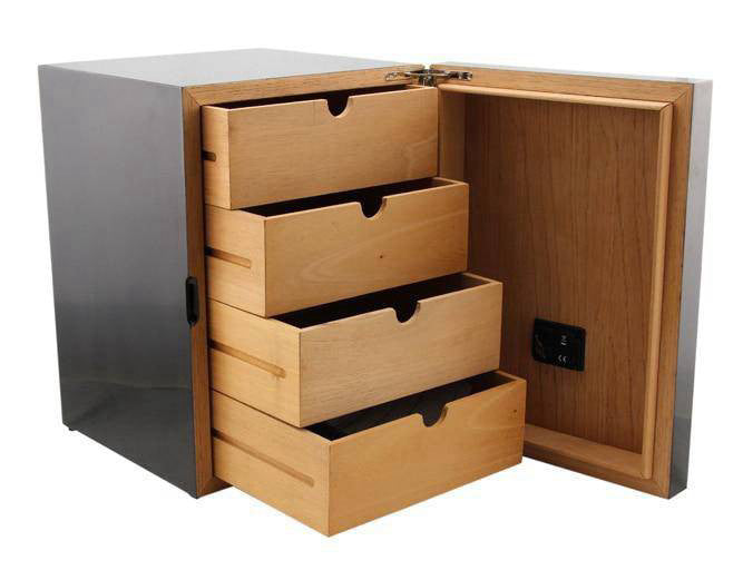 Electric Cedar Wood Cigar Humidor Cabinet