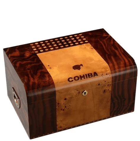 Luxury Double Layer Cedar Cigar Humidor Box