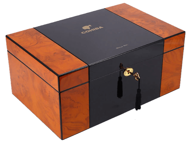 Luxury Mahogany Cigar Humidor Cabinet with Humidifier