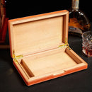 Luxury Humidor Cigar Box - Leather & Spanish Cedar