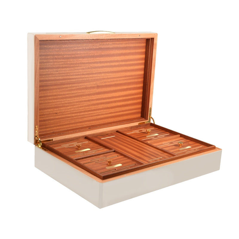 Luxury Electric Cigar Humidor with Cedar Interior