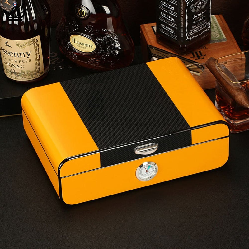 Luxury Carbon Fiber Electric Cigar Humidor