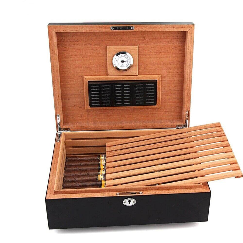 Electric Cigar Humidor Box for 75 Cigars