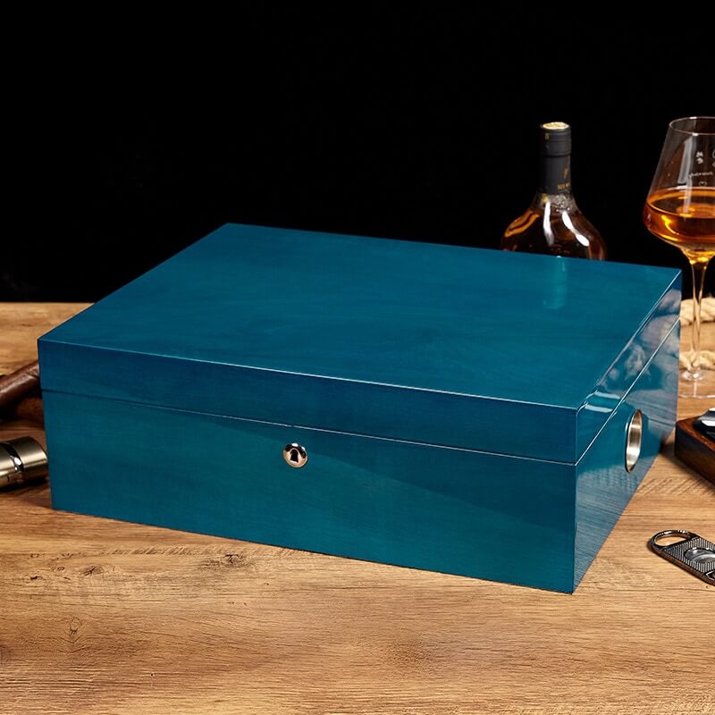 Luxury Electric Cigar Humidor - 90 Cigars