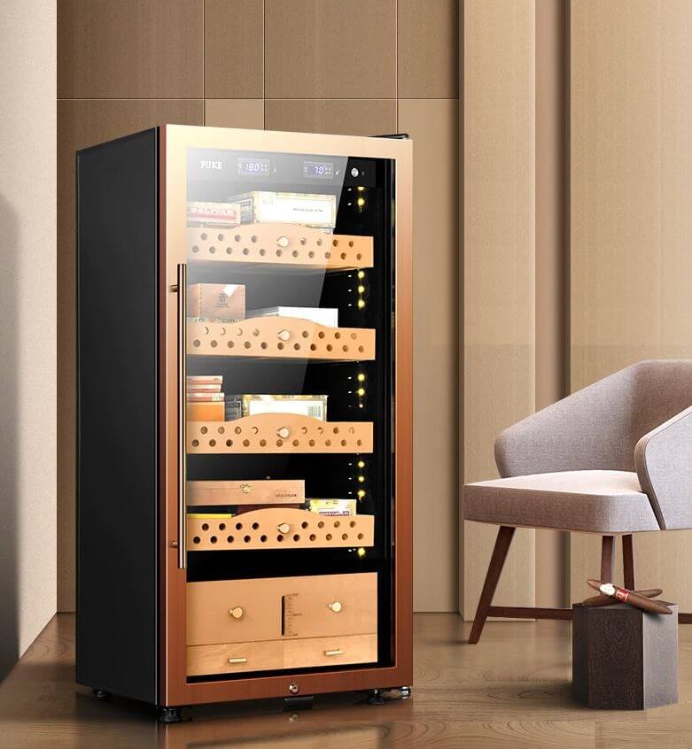 Electric Cigar Humidor Cabinet - Deluxe Preservation