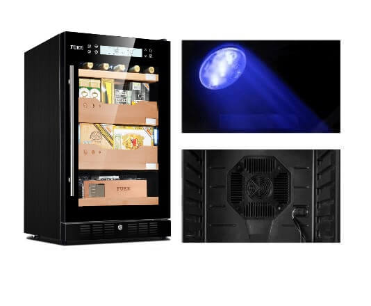 Electric Cigar Humidor Cabinet - Holds 400+ Cigars