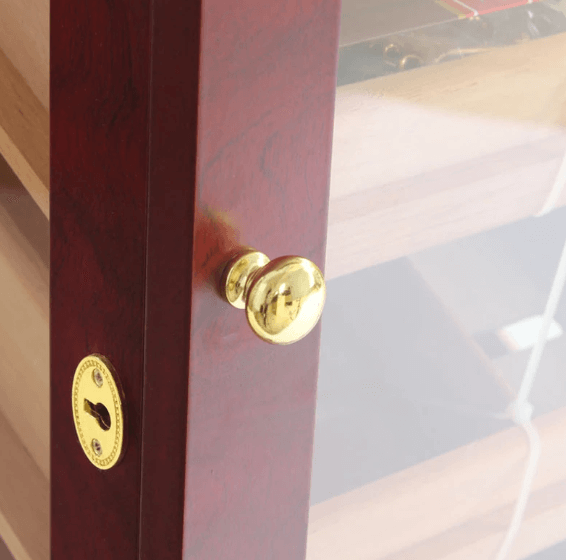 Electric Cigar Humidor Cabinet with Glass Display